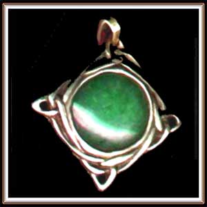 Pendant - Adventurine Diamond