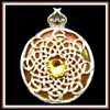 Pendant Citrine Serpentine